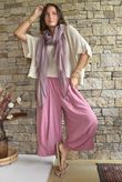  Jo Jo Quirky Hopsack Crop Pant Indian Pink